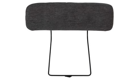 Kopfstütze Interliving aus Stoff in Anthrazit Interliving Schlafsofa Serie 4700 - Kopfstütze anthrazitfarbener Bezug Balu