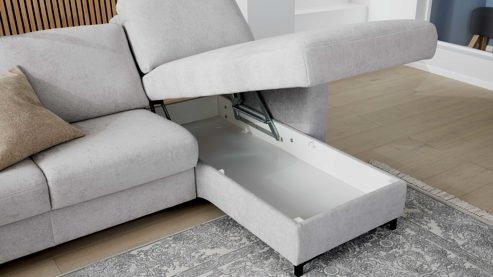 Funktion Interliving aus Metall in Transparent Interliving Schlafsofa Serie 4700 - Aufklappfunktion für Canapes