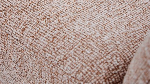 Schlafsofa Interliving aus Stoff in Rosa Interliving Schlafsofa Serie 4700 - Schlafsofa 140LÄ sienafarbener Webstoff Loft & schwarze Aluminiumfüße - Breite ca. 208 cm
