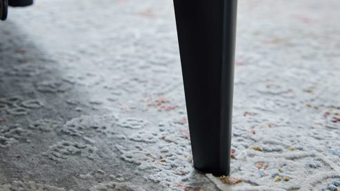 Schlafsofa Interliving aus Stoff in Rosa Interliving Schlafsofa Serie 4700 - Schlafsofa sienafarbener Webstoff Loft & schwarze Aluminiumfüße - Breite ca. 188 cm