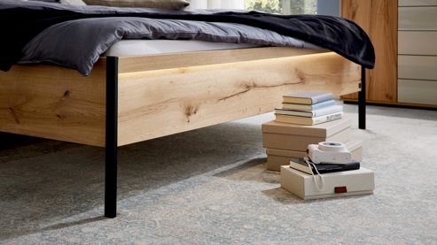 Möbelbeleuchtung Interliving aus Kunststoff in Weiß Interliving Schlafzimmer Serie 1034 – Bettbeleuchtung zweiteiliges Set