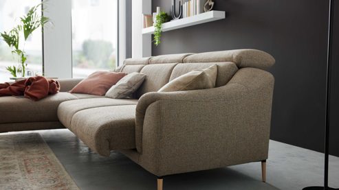 Funktion Interliving aus Metall in Transparent Interliving Sofa Serie 4461 - Sitzvorzug motorisch