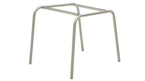 Vierfußstuhl Interliving aus Kunstfaser in Hellbraun Interliving Esszimmer Serie 5122 – Polsterstuhl fangofarbenes Kunstleder LEA-TEX & gebürsteter Edelstahl