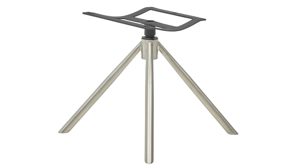 Vierfußstuhl Interliving aus Kunstfaser in Hellbraun Interliving Esszimmer Serie 5122 – Armlehnstuhl mit Funktionen fangofarbenes Kunstleder LEA-TEX & gebürsteter Edelstahl