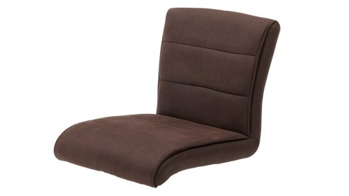 Barstuhl Interliving aus Kunstfaser in Braun Interliving Esszimmer Serie 5122 – Tresenstuhl mit Liftfunktion rostbraune Mikrofaser & gebürsteter Edelstahl