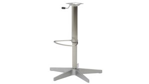 Barstuhl Interliving aus Kunstfaser in Grün Interliving Esszimmer Serie 5122 – Barhocker mit Liftfunktion farngrüne Mikrofaser & gebürsteter Edelstahl