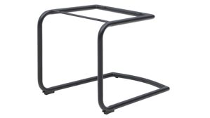 Schwingstuhl Interliving aus Kunstfaser in Dunkelgrau Interliving Esszimmer Serie 5122 – Armlehn-Schwingstuhl onyxschwarze Mikrofaser & mattschwarzes Metall