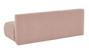 Schlafsofa Restyl aus Stoff in Rosa Schlafsofa Benita rosafarbener Chenillebezug 1-6425 - Liegefläche ca. 150 x 202 cm