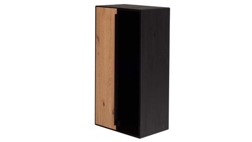 Wohnwand Interliving aus Holz in Holzfarben Interliving Wohnzimmer Serie 2033 - Wohnwand Asteiche - dreiteilig, Breite ca. 303 cm