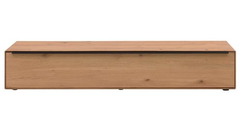 Lowboard Interliving aus Holz in Holzfarben Interliving Wohnzimmer Serie 2033 - Lowboard 126605 Asteiche - eine Klapptür, Länge ca. 182 cm
