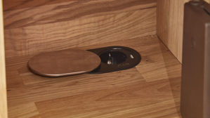 Sekretär PARTNERRING COLLECTION aus Holz in Holzfarben PARTNERRING COLLECTION Programm Vigo - Sekretär Eiche geölt - zwei Holztüren, eine Klappe, ca. 120 x 122 cm