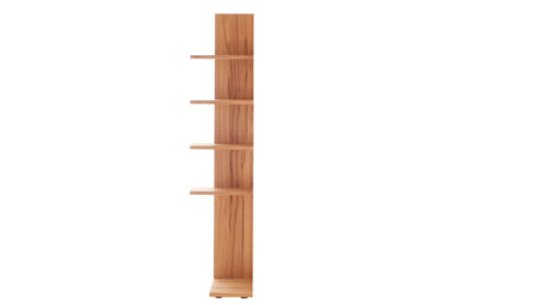 Regal Decker aus Holz in Holzfarben Hell Anbaupaneel naturfarbene Kernbuche – Höhe ca. 197 cm