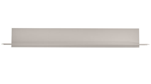 Wandregal Venjakob aus Kunststoff in Grau VENJAKOB Andiamo 3.0 Wandboard Steingrau & Alufarben - ca. 186 x 25 cm