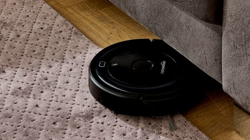 Polsterhocker modulmaster aus Stoff in Anthrazit Modulmaster MM-PP1194 - Polsterhocker anthrazitfarbene Mikrofaser Saddle & Metallfüße W009-M01 - ca. 60 x 60 cm