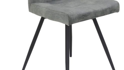 Vierfußstuhl Hela aus Metall in Anthrazit Polsterstuhl Ally I S Anthrazit & schwarzes Metall - drehbar