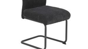 Schwingstuhl Hela aus Stoff in Anthrazit Schwingstuhl Merkur S XL Anthrazit & anthrazitfarbenes Metall