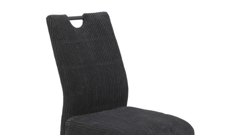 Schwingstuhl Hela aus Stoff in Anthrazit Schwingstuhl Merkur S XL Anthrazit & anthrazitfarbenes Metall