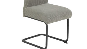 Schwingstuhl Hela aus Stoff in Grau Schwingstuhl Merkur S XL Grau & anthrazitfarbenes Metall