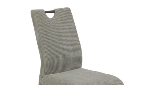 Schwingstuhl Hela aus Stoff in Grau Schwingstuhl Merkur S XL Grau & anthrazitfarbenes Metall