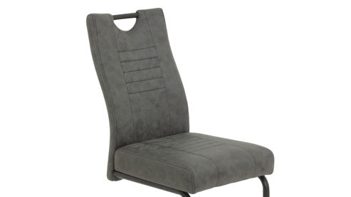 Schwingstuhl Hela aus Stoff in Anthrazit Schwingstuhl Jupiter S Anthrazit & schwarzes Metall