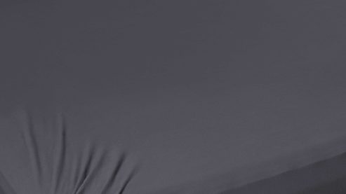 Spannbettlaken H. g. hahn haustextilien® aus Stoff in Anthrazit HAHN Spannbettlaken anthrazitfarbener Baumwolljersey - ca. 150 x 200 cm