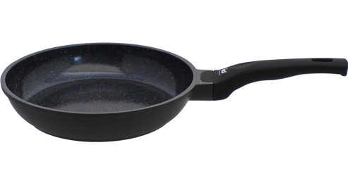 Bratpfanne Elo® aus Metall in Schwarz ELO® Schmorpfanne Siloncast Aluguss – Durchmesser ca. 24 cm