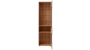 Wohnwand Interliving aus Holz in Holzfarben Interliving Wohnzimmer Serie 2032 - Wohnwand EB33001 Risseiche - Länge ca. 330 cm