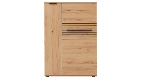 Wohnwand Interliving aus Holz in Holzfarben Interliving Wohnzimmer Serie 2032 - Wohnwand Risseiche - Länge ca. 330 cm