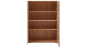 Wohnwand Interliving aus Holz in Holzfarben Interliving Wohnzimmer Serie 2032 - Wohnwand EB34501 Risseiche - Länge ca. 345 cm