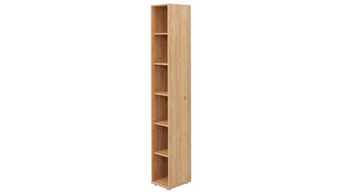 Regal Interliving aus Holz in Holzfarben Interliving Wohnzimmer Serie 2032 - Regalkombination EB09061 Risseiche - dreiteilig