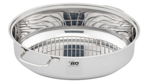 Bräter Elo® aus Metall in Metallfarben ELO® Bräter Bella Gusto Edelstahl – ca. 28 x 38 cm