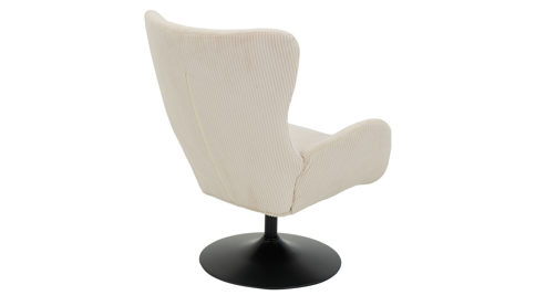 Drehsessel Hela aus Stoff in Beige Drehsessel Samos LS Beige 31 & schwarzes Metall