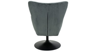 Drehsessel Hela aus Stoff in Dunkelgrau Drehsessel Samos LS Dunkelgrau 60 & schwarzes Metall