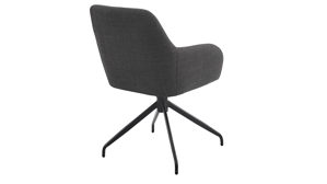 Polsterstuhl Hela aus Stoff in Anthrazit Polsterstuhl Triest S Anthrazit Bjorn 28 & Schwarz