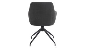 Polsterstuhl Hela aus Stoff in Anthrazit Polsterstuhl Triest S Anthrazit Bjorn 28 & Schwarz