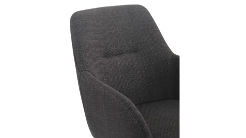 Polsterstuhl Hela aus Stoff in Anthrazit Polsterstuhl Triest S Anthrazit Bjorn 28 & Schwarz