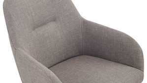 Polsterstuhl Hela aus Stoff in Hellbraun Polsterstuhl Triest S Schlamm Bjorn 61 & Schwarz