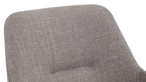 Polsterstuhl Hela aus Stoff in Hellbraun Polsterstuhl Triest S Schlamm Bjorn 61 & Schwarz