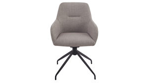 Polsterstuhl Hela aus Stoff in Hellbraun Polsterstuhl Triest S Schlamm Bjorn 61 & Schwarz