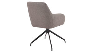 Polsterstuhl Hela aus Stoff in Hellbraun Polsterstuhl Triest S Schlamm Bjorn 61 & Schwarz