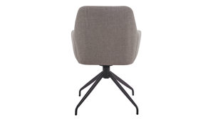 Polsterstuhl Hela aus Stoff in Hellbraun Polsterstuhl Triest S Schlamm Bjorn 61 & Schwarz