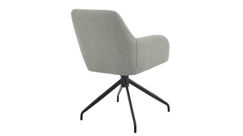 Polsterstuhl Hela aus Stoff in Hellgrün Polsterstuhl Triest S Mint Bjorn 66 & Schwarz