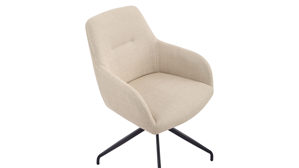 Polsterstuhl Hela aus Stoff in Beige Polsterstuhl Triest S Beige Bjorn 31 & Schwarz
