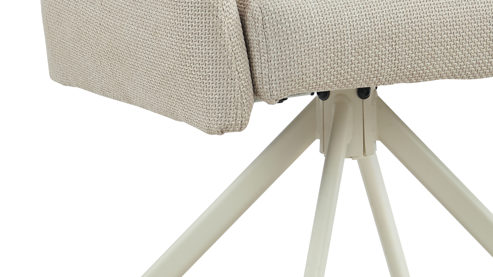 Polsterstuhl Hela aus Stoff in Beige Polsterstuhl Holly S Beige-Creme Bjorn 31-36 & Beige