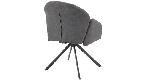 Polsterstuhl Hela aus Stoff in Grau Polsterstuhl Holly S Grau Bjorn 52 & Dunkelgrau