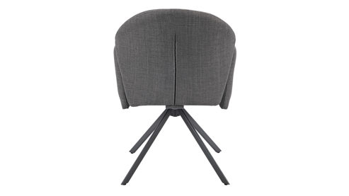Polsterstuhl Hela aus Stoff in Grau Polsterstuhl Holly S Grau Bjorn 52 & Dunkelgrau