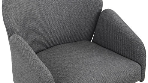 Polsterstuhl Hela aus Stoff in Grau Polsterstuhl Holly S Grau Bjorn 52 & Dunkelgrau