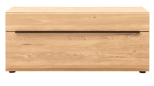 Wohnwand Interliving aus Holz in Holzfarben Interliving Wohnzimmer Serie 2032 - Wohnwand Risseiche - Länge ca. 345 cm