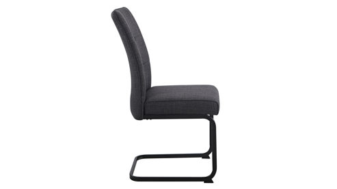 Schwingstuhl Hela aus Stoff in Anthrazit Schwingstuhl Malta IV S Anthrazit 28 & Schwarz