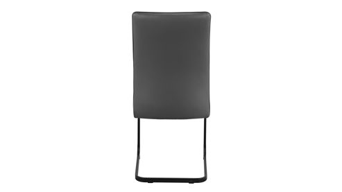 Schwingstuhl Hela aus Kunstleder in Grau Schwingstuhl Malta II S Grau Kunstleder 52 & Schwarz